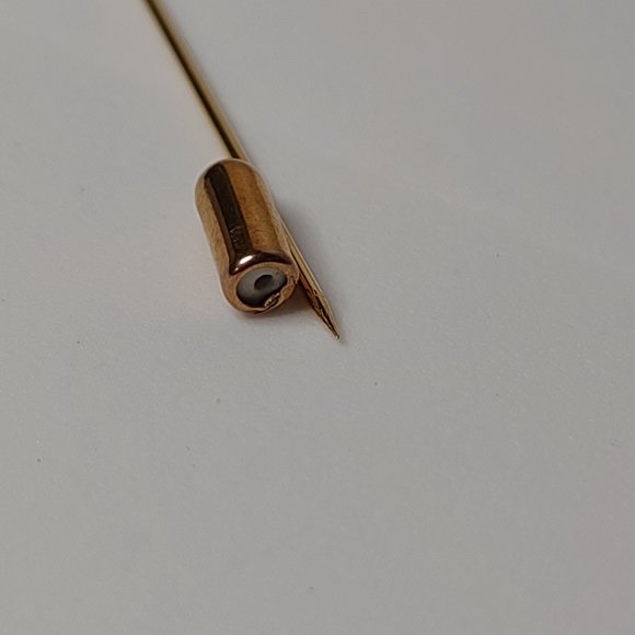 Red And Gold Tone Butterfly Stick Pin - Picture 8 of 14